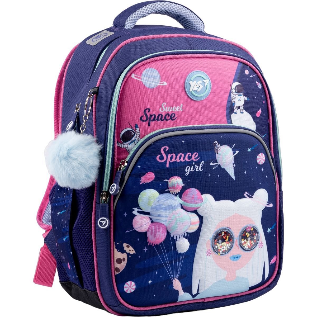 Рюкзак Yes S-40 Space Girl, фиолетовый с розовым (553837) - фото 2