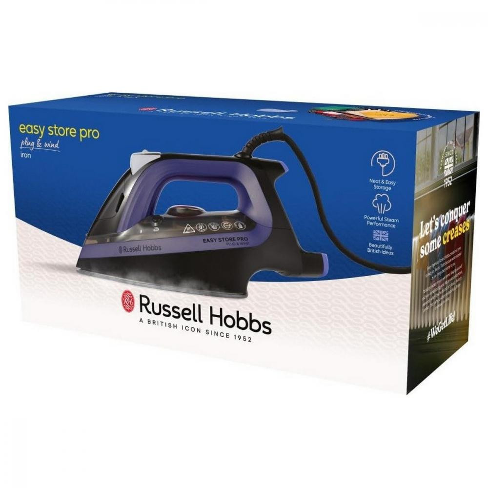 Утюг Russell Hobbs Easy Store Pro 26731-56 черно-синий - фото 9