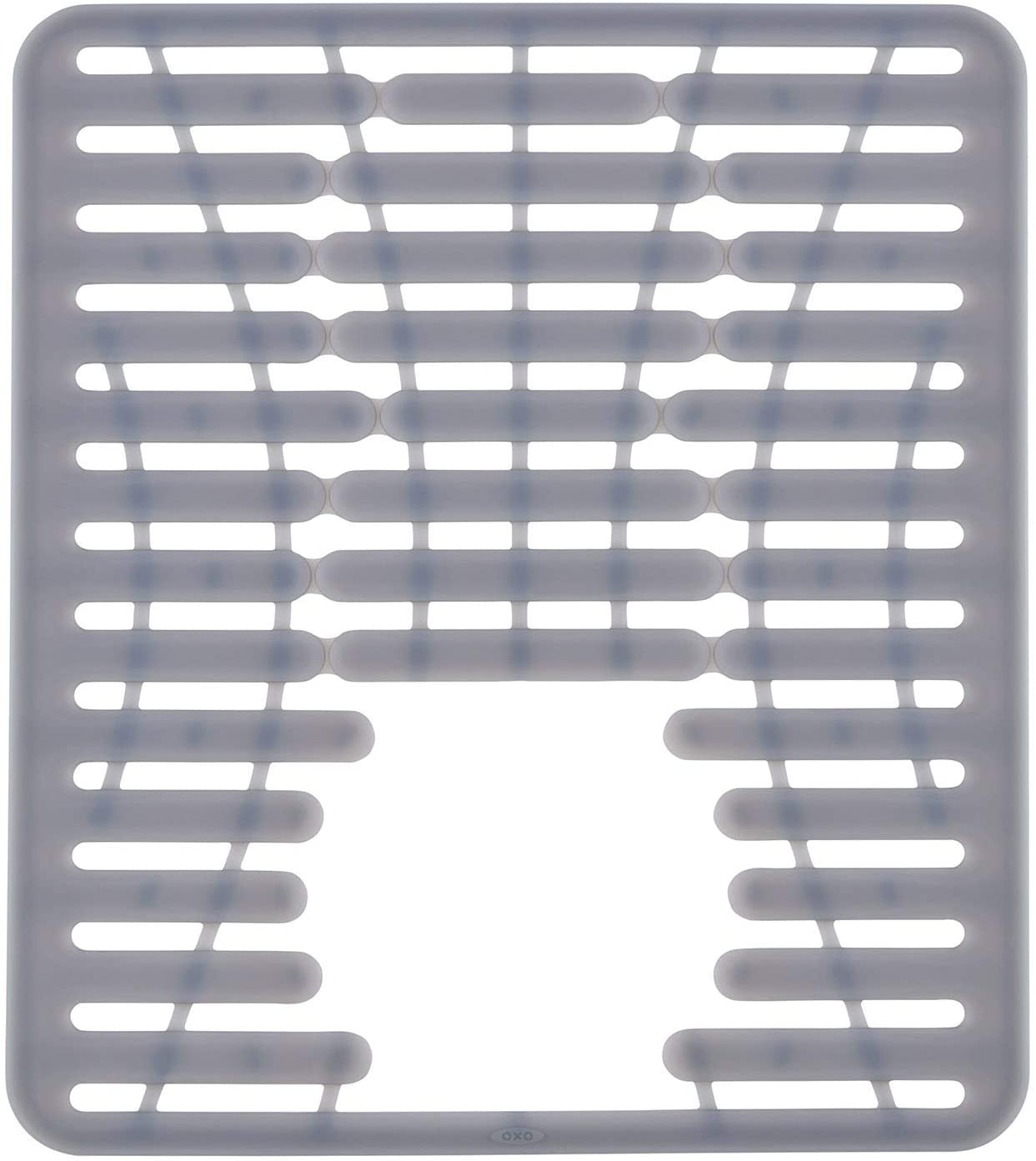 Килимок-сушарка Oxo Good Grips для посуду термостійкий, 32,3х28,6х1,27 см, сірий (13138100) - фото 5