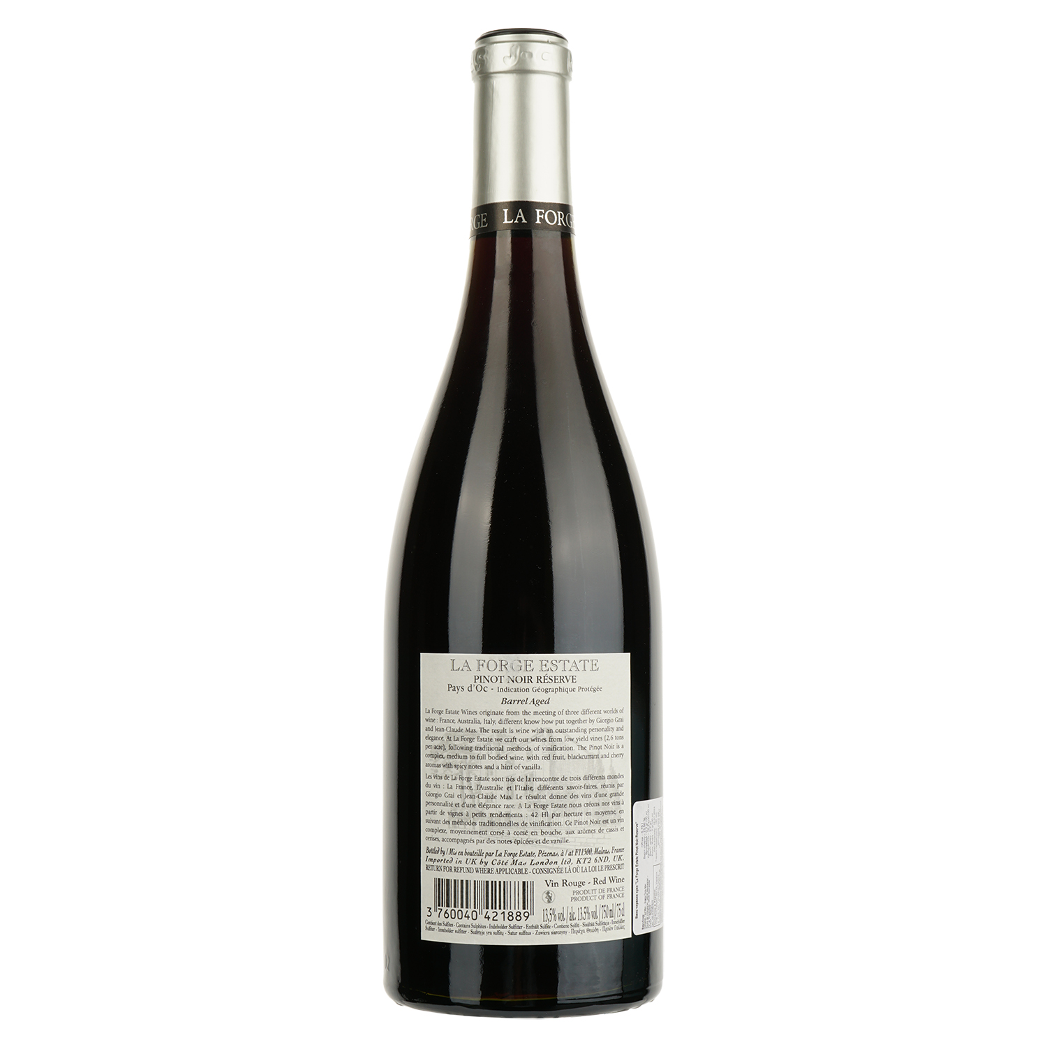 Вино Domaines Paul Mas La Forge Estate Pinot Noir Reserve червоне сухе 0.75 л - фото 2