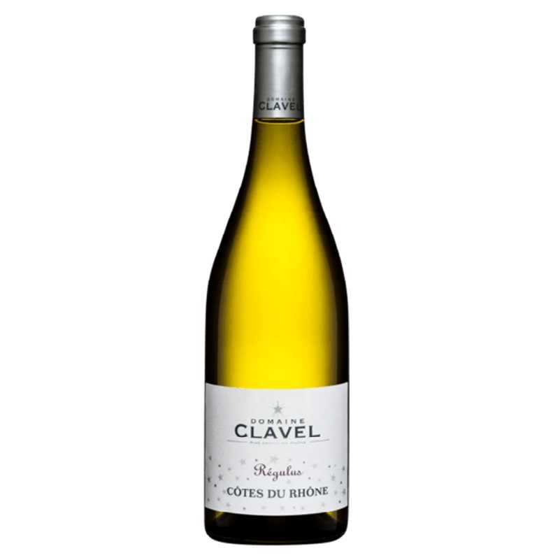 Вино Domaine Clavel Régulus Côtes du Rhône Blanc, белое, сухое, 12,5%, 0,75 л - фото 1