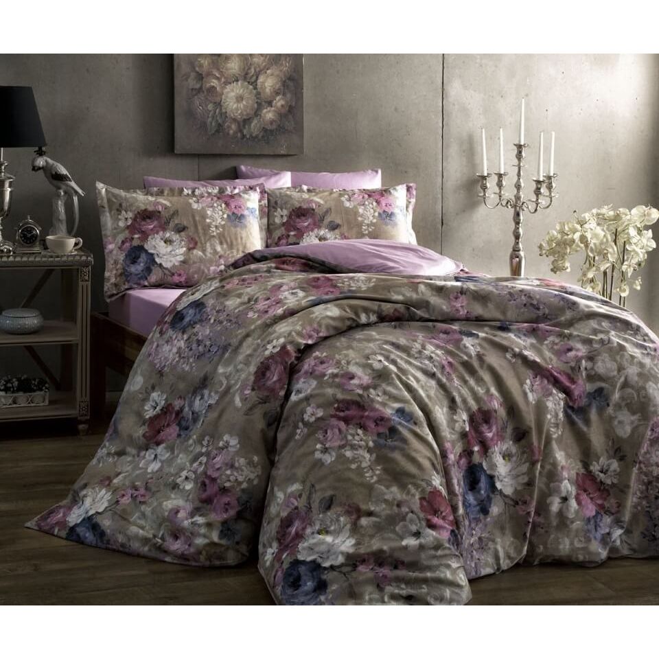 Комплект постельного белья TAC Jasmine 1.5-спальный Разноцветный 000229659 - фото 1