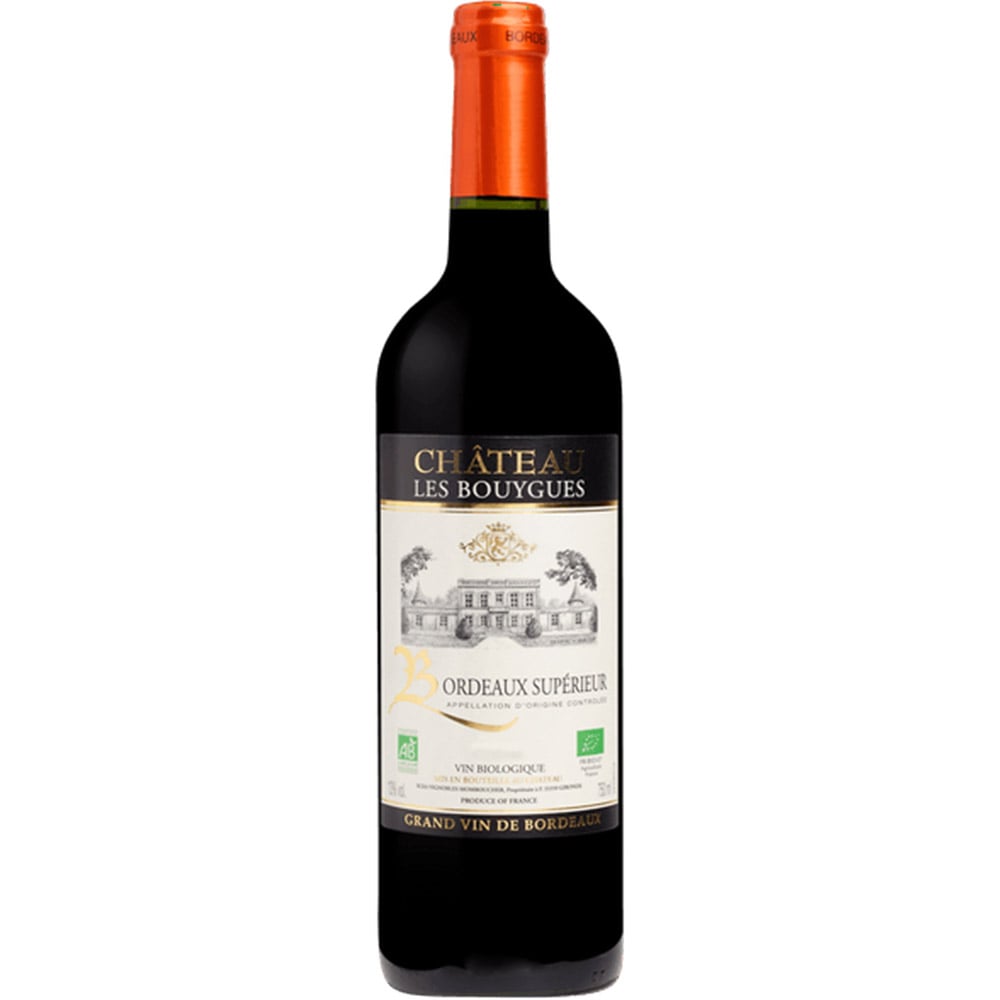Вино Chateau Les Bouygues Bordeaux AOP красное сухое 0.75 л - фото 1