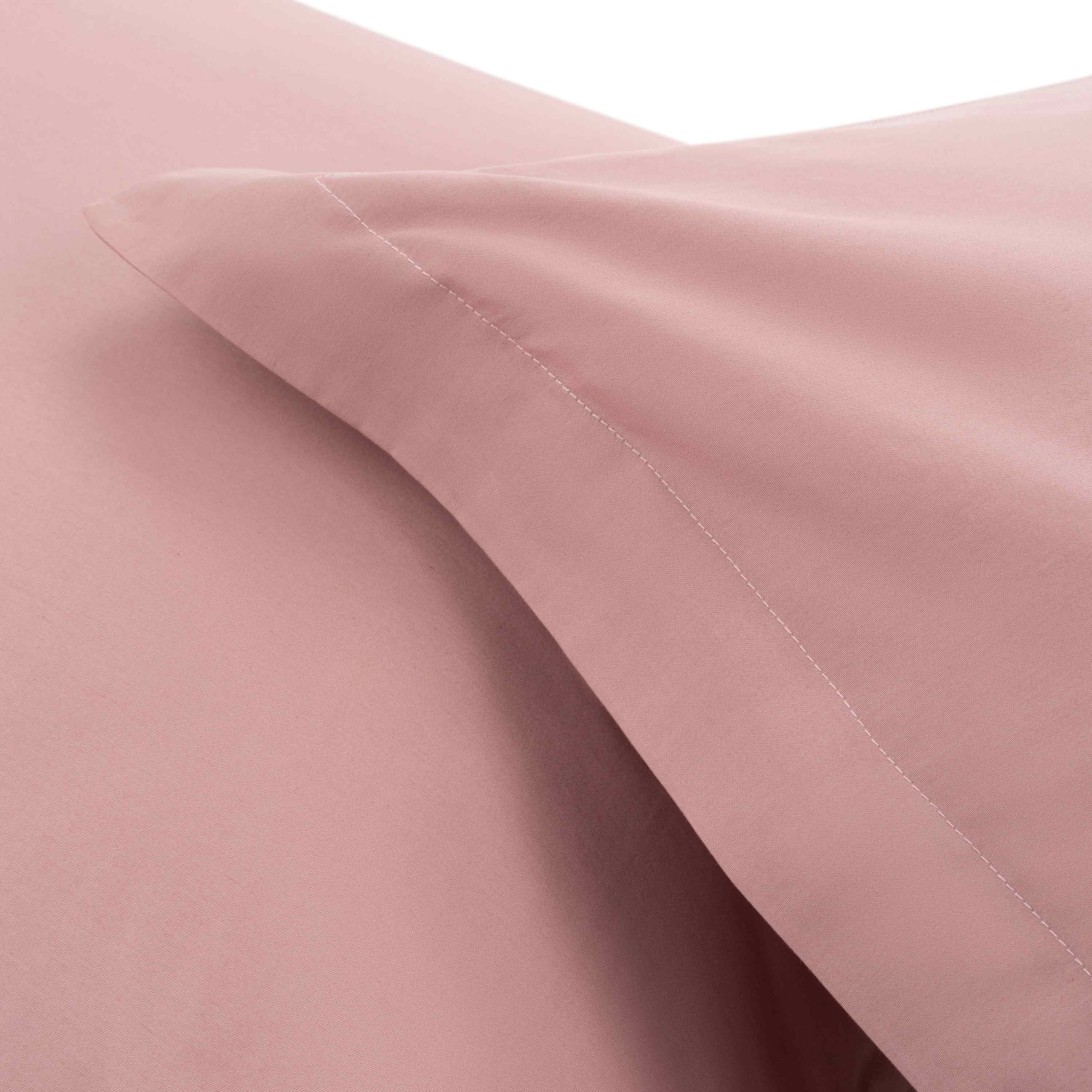 Комплект постільної білизни Ardesto Mix&Match Premium сатин двоспальний євро світло-рожевий (ART2022SU) - фото 8