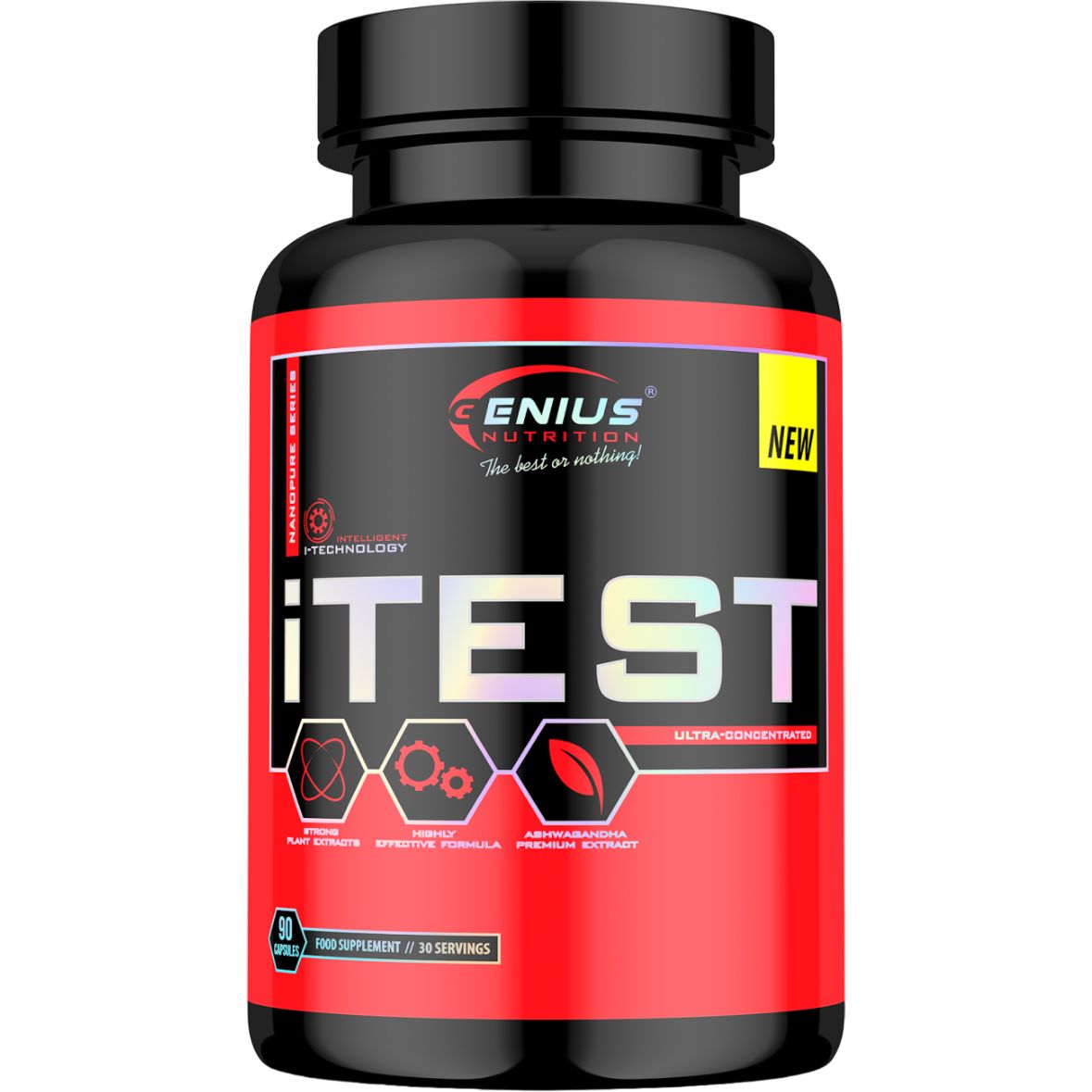 Бустер тестостерону Genius Nutrition iTest 90 капсул - фото 1