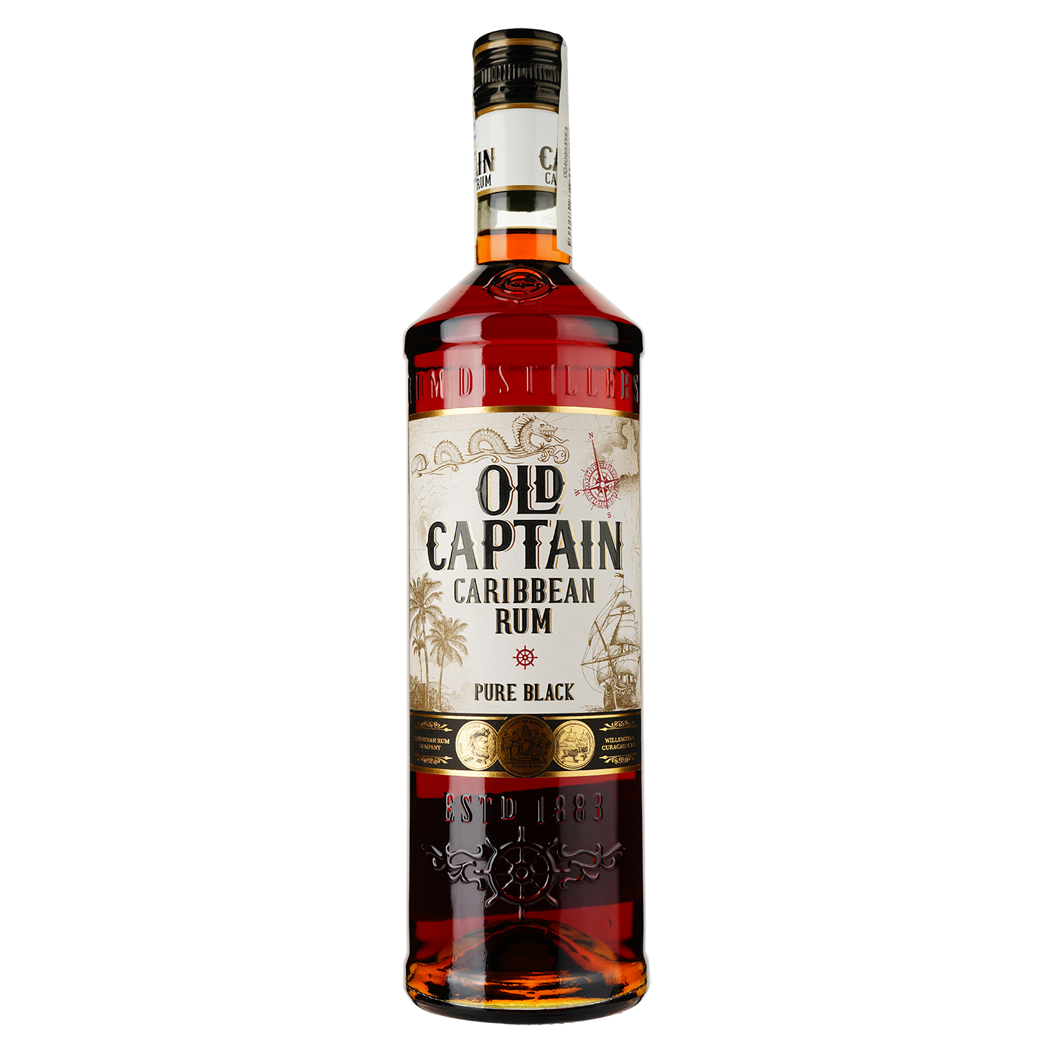 Ром Old Captain Rum Pure Black 40% 0.7 л купити у Києві, Україні ...