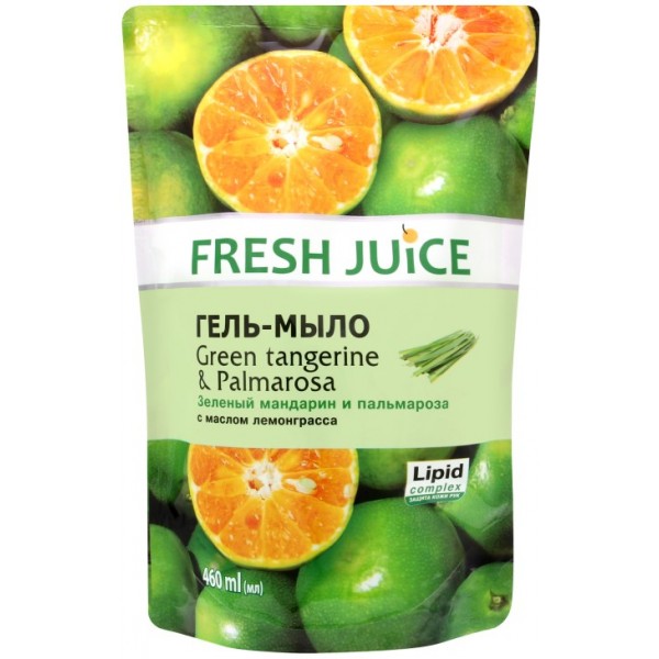 Крем-мыло Fresh Juice Green Tangerine&Palmarosa, 460 мл (721353) - фото 1
