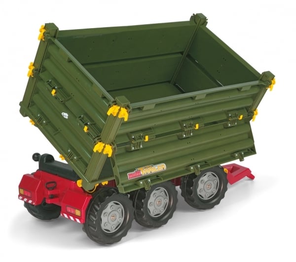 Прицеп на 6 колесах Rolly Toys rollyMulti Trailer, зеленый (125012) - фото 5