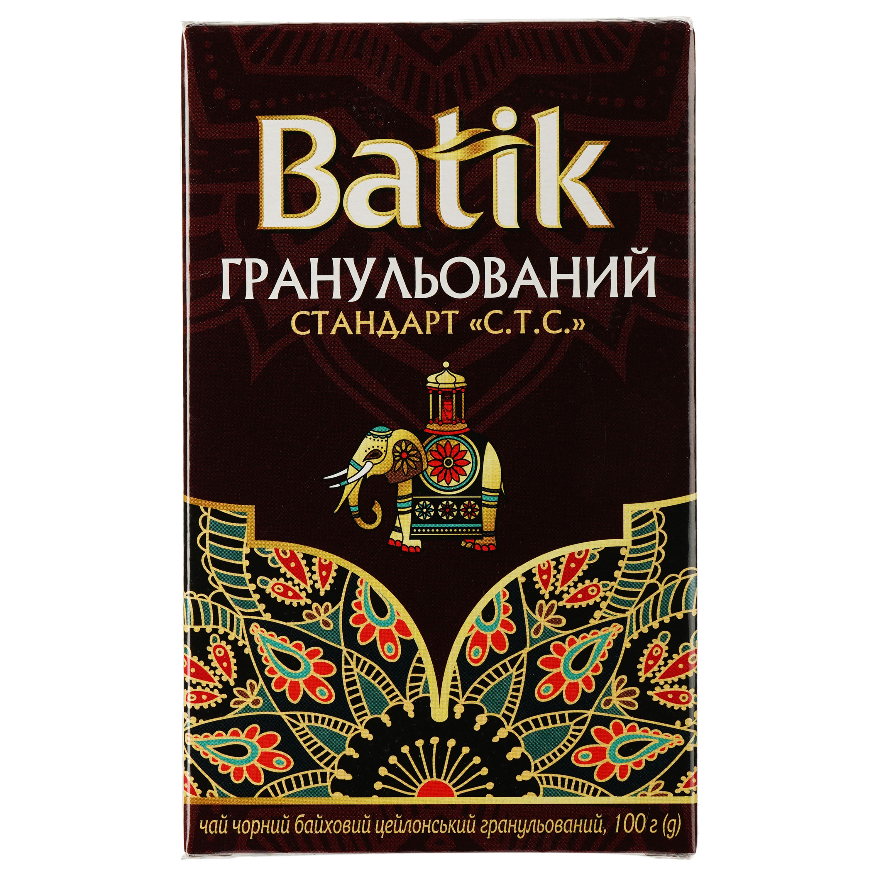 Чай чорний Batik Стандарт CTC гранульований, байховий, цейлонський, 100 г - фото 2
