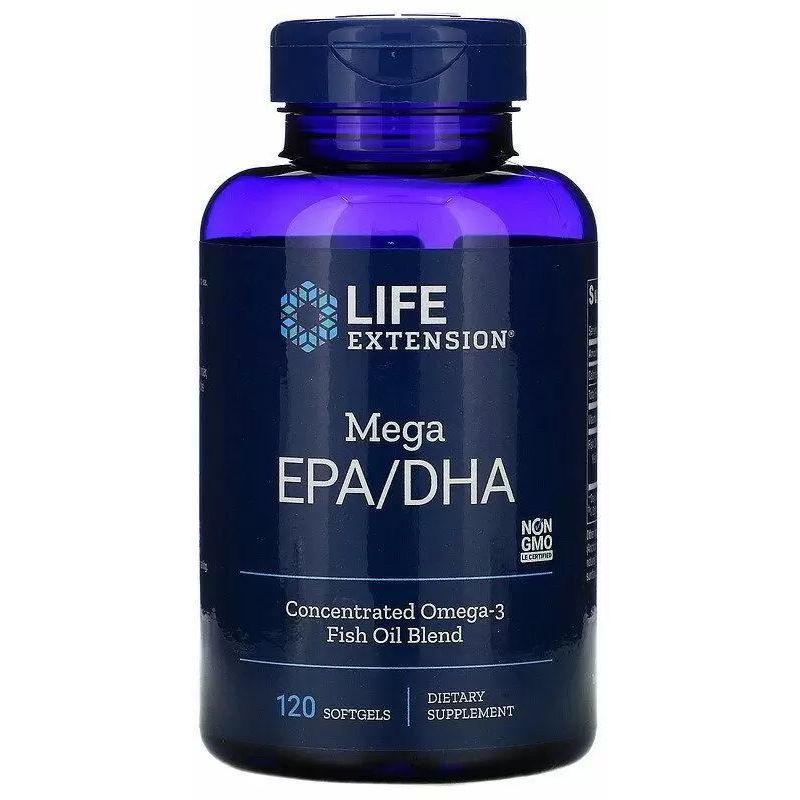 Риб'ячий жир Life Extension Mega EPA/DHA 120 капсул - фото 1