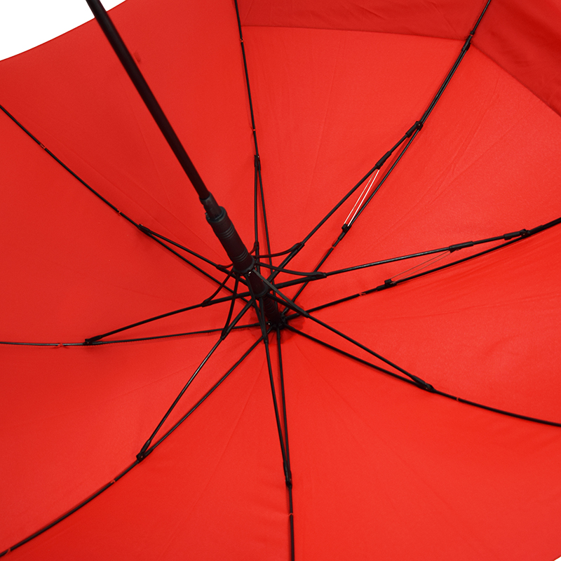 Зонт-трость Line art Bacsafe, c удлиненной задней секцией, красный (45250-5) - фото 5