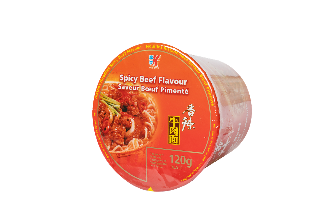 Локшина швидкого приготування Kailo Spicy Beef Flavour з яловичиною гостра 120 г - фото 2