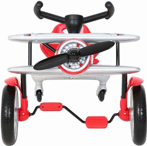 Дитячий велокарт Rollplay Go-Kart Planedo, сріблястий (46554) - фото 3