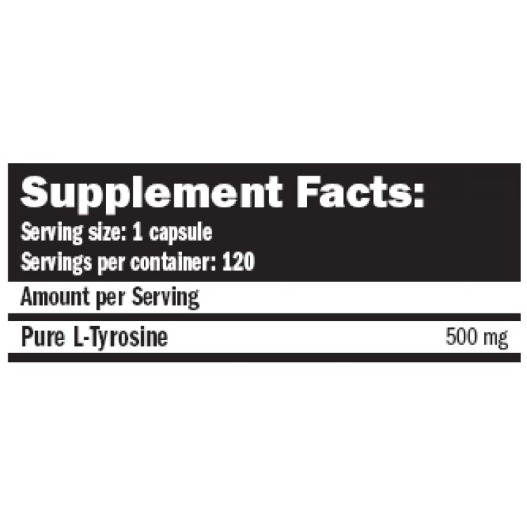 Аминокислота Amix Tyrosine 500 мг 120 капсул - фото 2