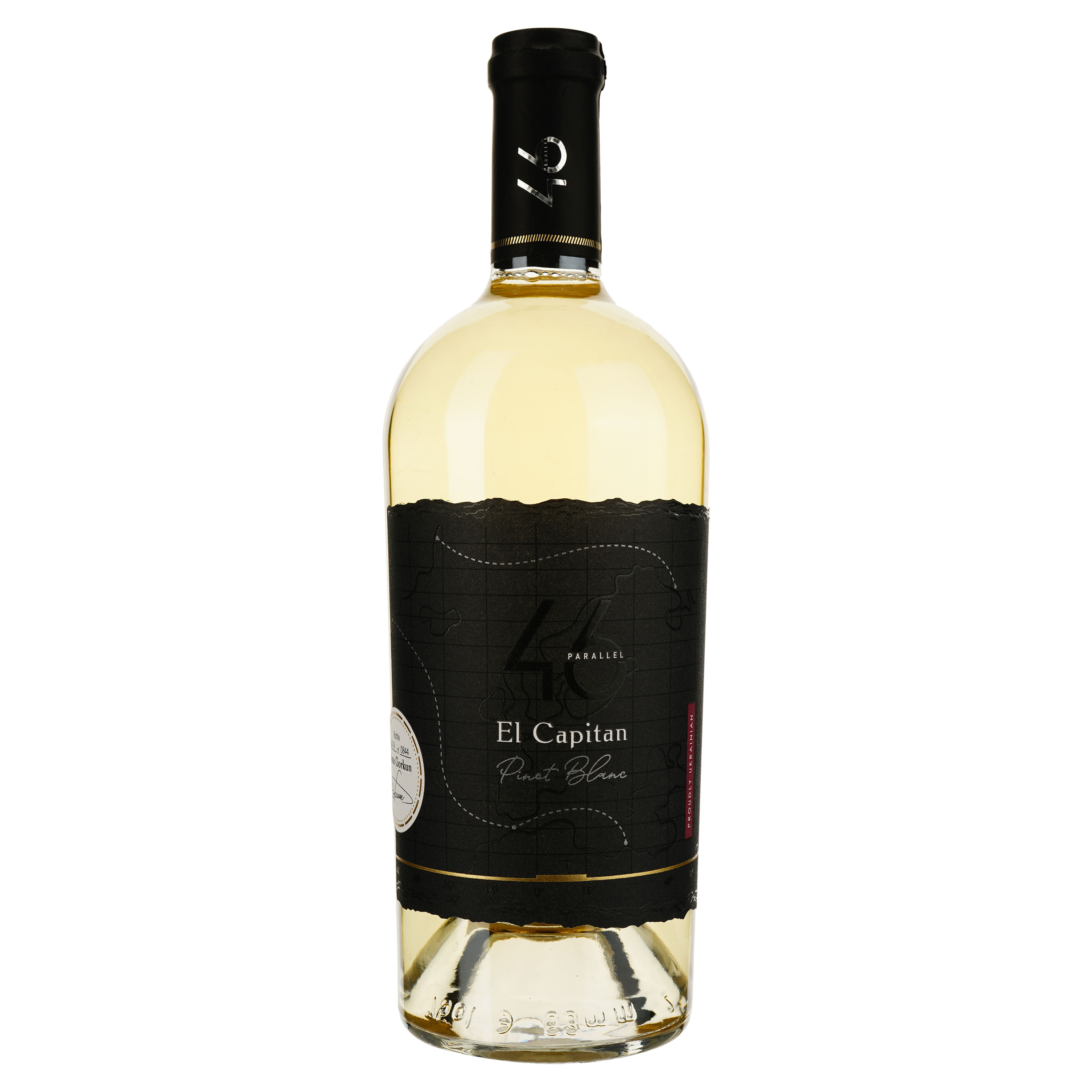 Вино 46 Parallel El Capitan Pinot Blanc, біле, сухе, 0,75 л - фото 1