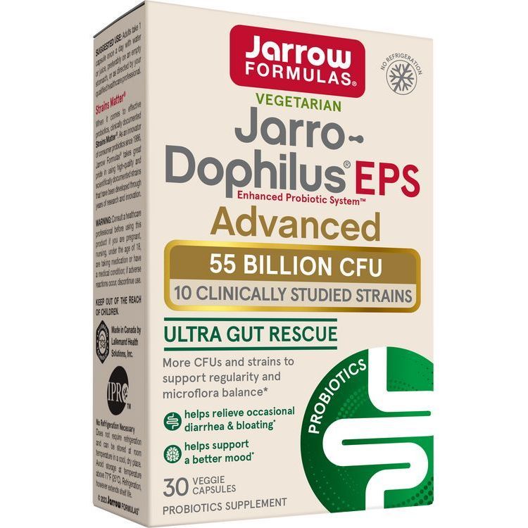 Пробиотики Jarrow Formulas Jarro-Dophilus EPS 55 Billion CFU 30 капсул - фото 1