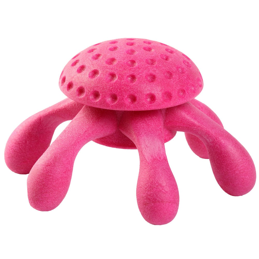 Іграшка для собак Kiwi Walker Восьминіг, рожевий, 13 см (TPR-838) - фото 1