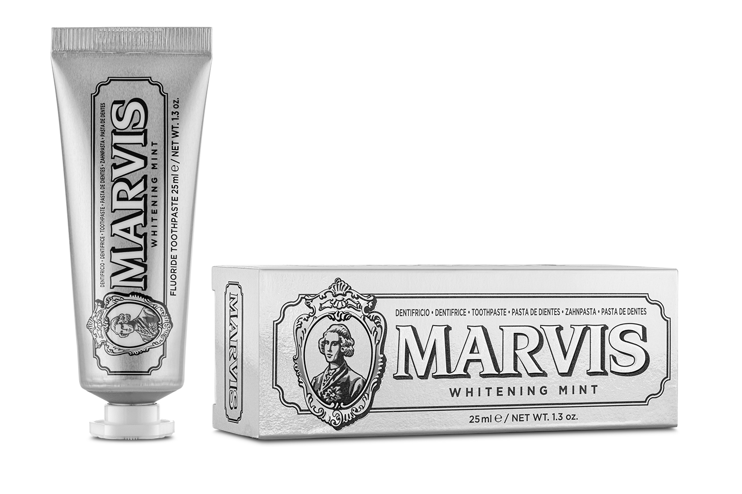 Зубная паста Marvis Отбеливающая мята, 25 мл - фото 1