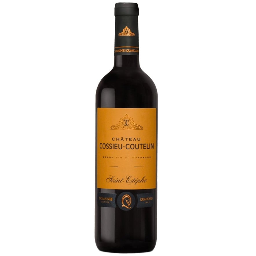 Вино Cheval Quancard Chateau Cossieu-Coutelin Saint-Estephe AOC, красное, сухое, 13,5%, 0,75 л - фото 1