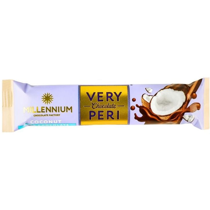Шоколад молочний Millennium VeryPeri з начинкою та кокосом, 34 г (927558) - фото 1
