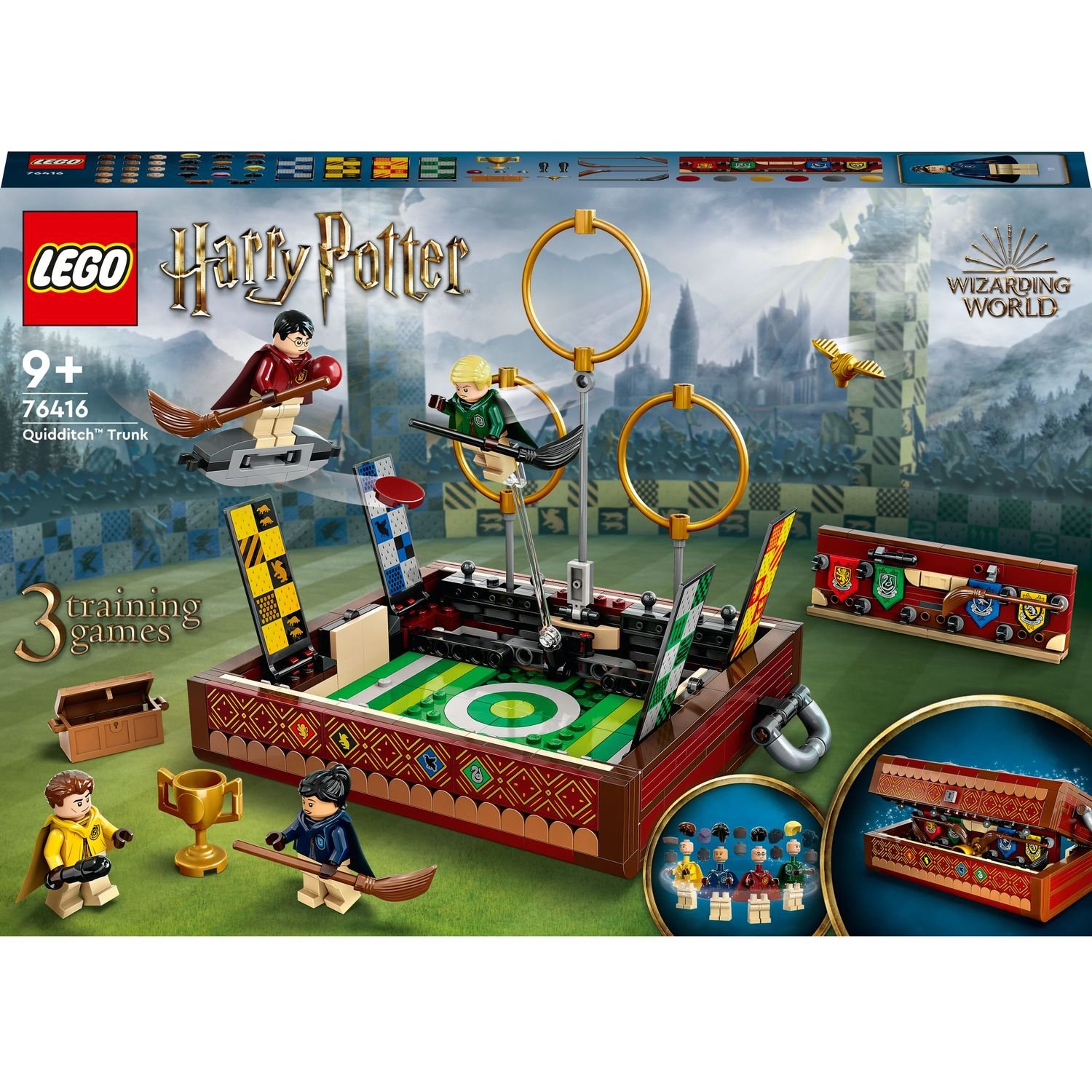 Конструктор LEGO Harry Potter Сундук для квиддича, 599 деталей (76416) - фото 2