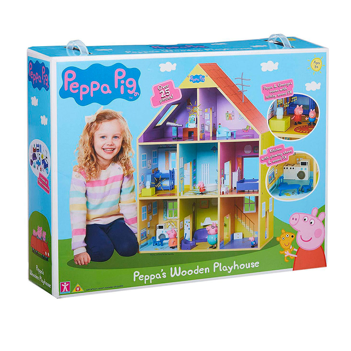 Деревянный игровой набор Peppa Pig Коттедж Пеппы делюкс (7321) - фото 1