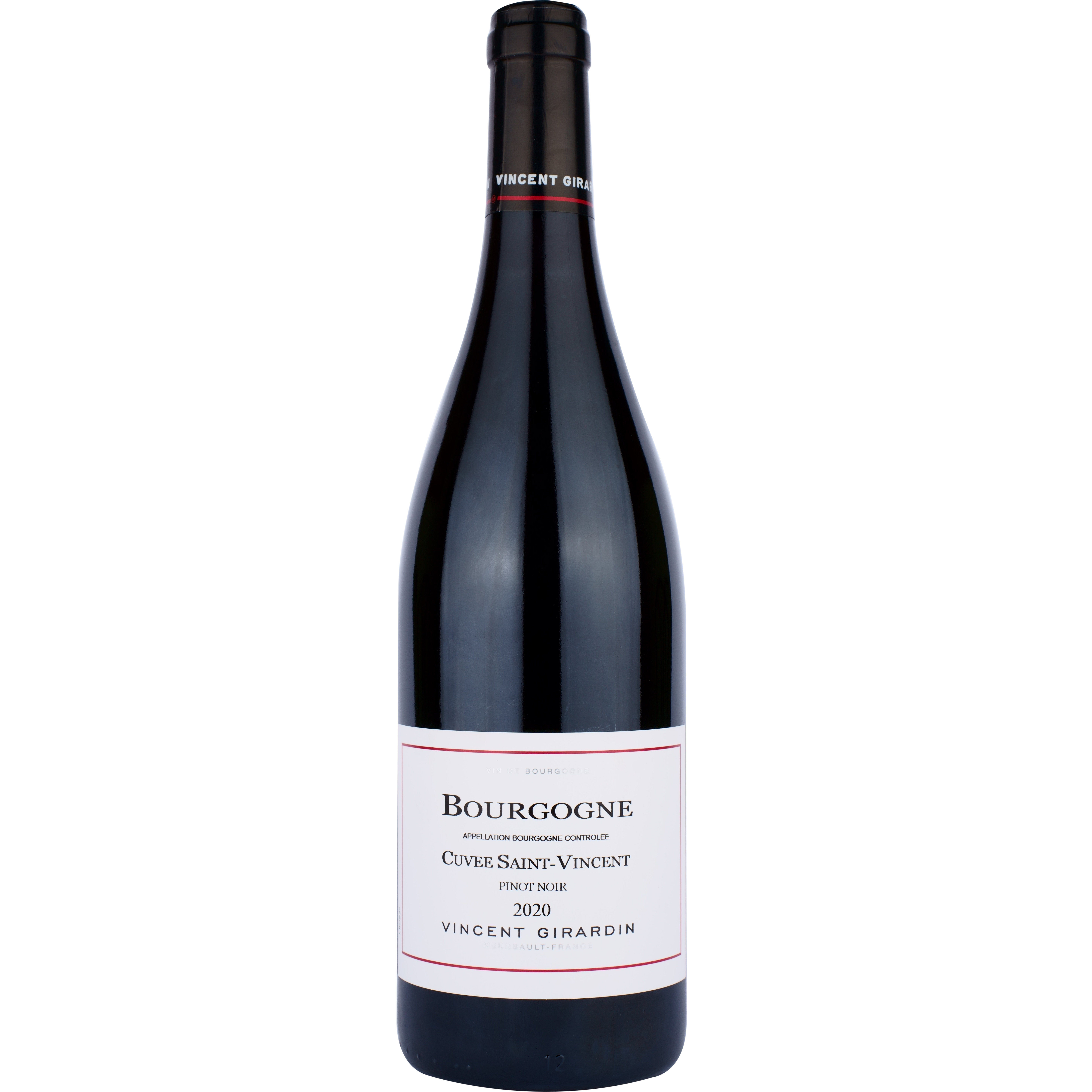 Вино Vincent Girardin Bourgogne Cuvee Saint-Vincent Pinot Noir AOC, красное, сухое, 0,75 л - фото 1