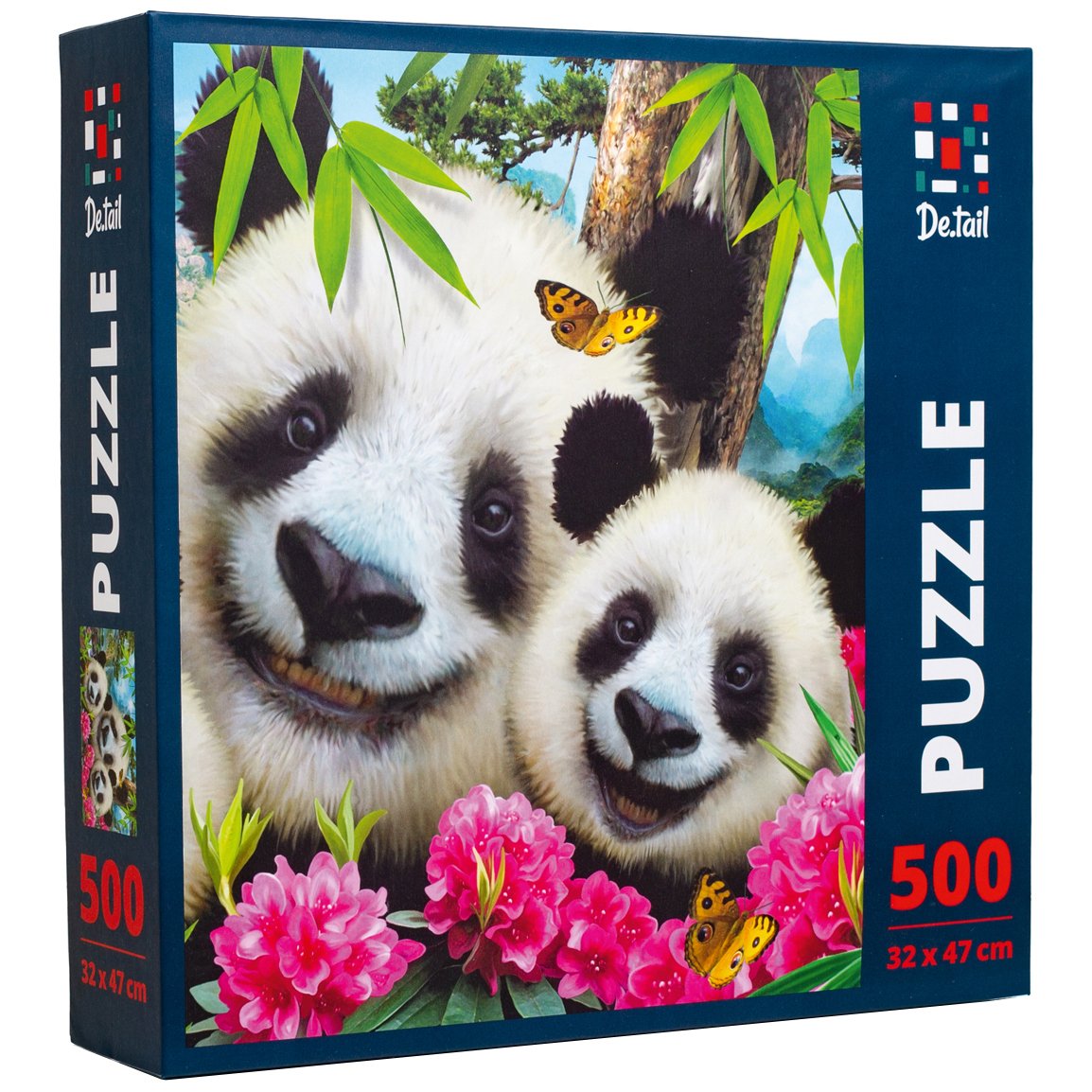 Пазл De.tail Panda Selfie, 500 элементов - фото 1