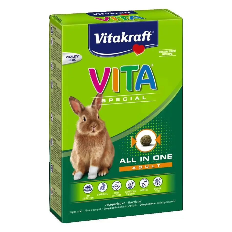Корм для кроликів Vitakraft VITA Special, 600 г (25314) - фото 1