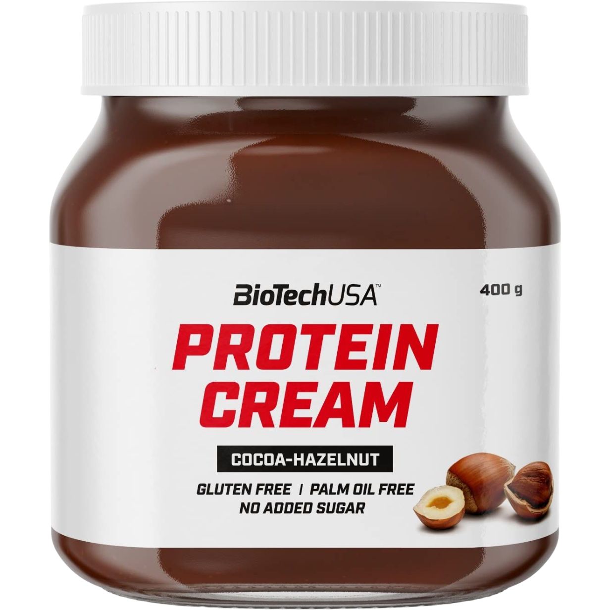 Протеїнове масло BioTech USA Protein Cream Cocoa-Hazelnut 400 г - фото 1