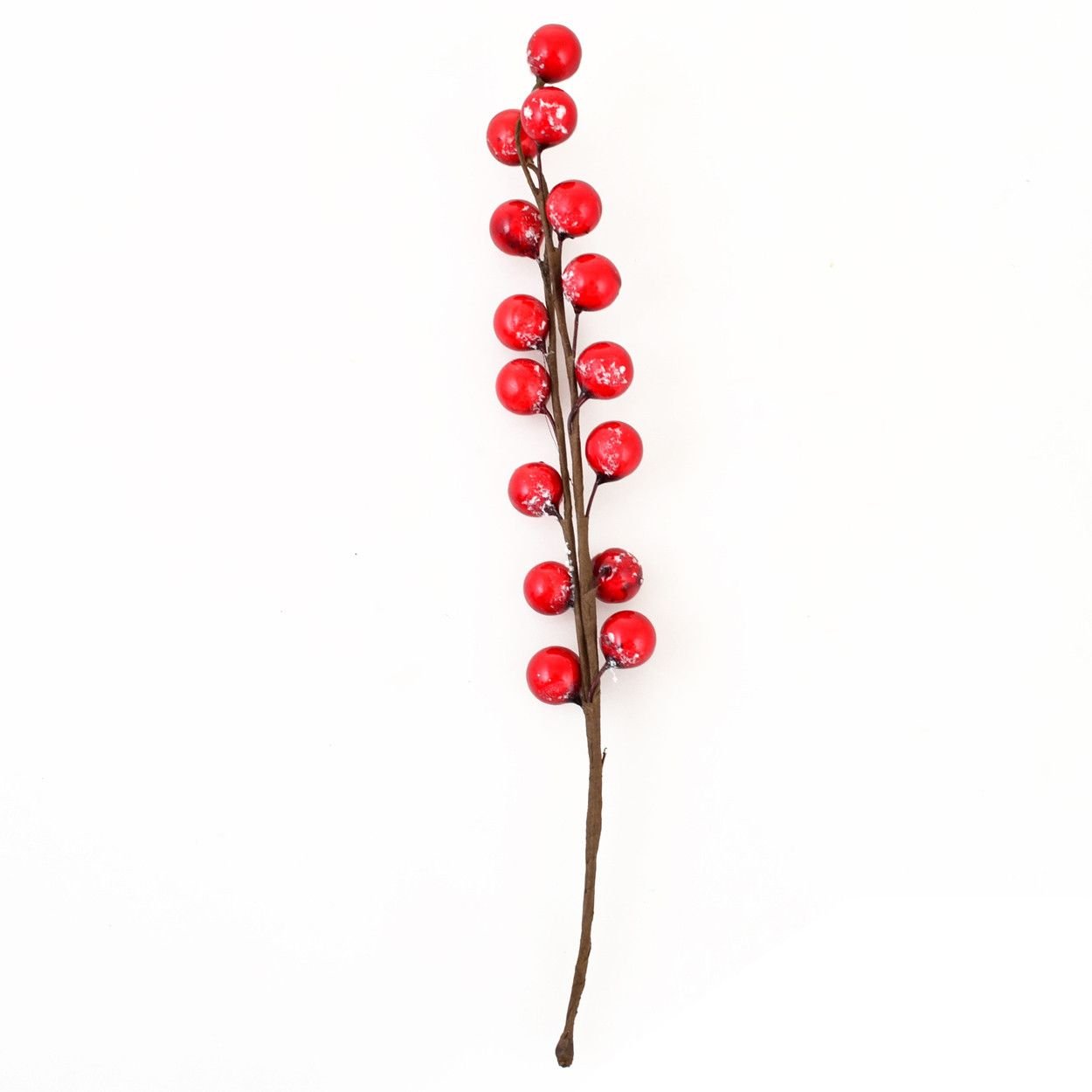 Веточка декоративная Yes! Fun с красными ягодами 27 см красная (973524) - фото 1