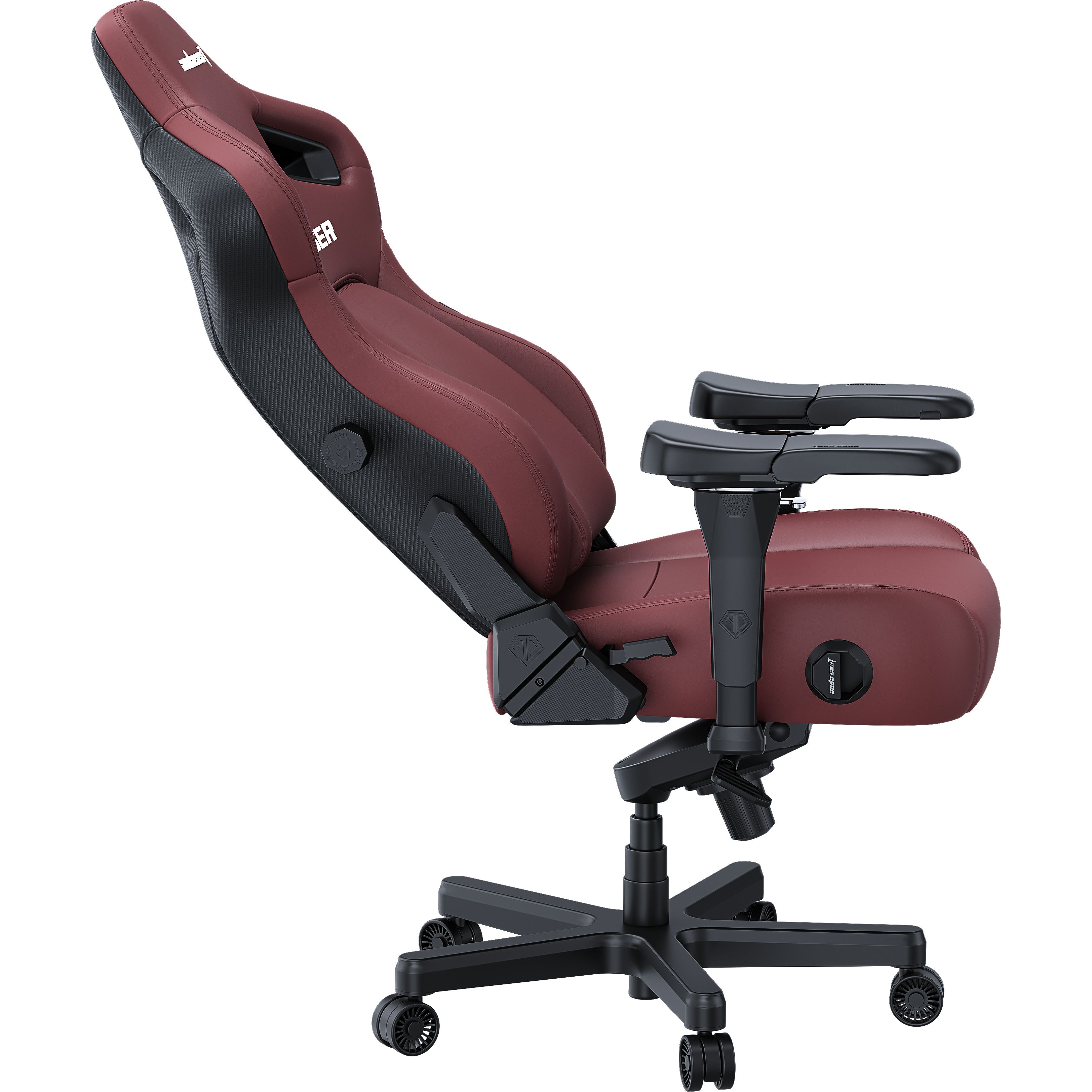 Кресло игровое Anda Seat Kaiser 4 Size XL Maroon Premium PVC (AD12YDDC-XLL-20-A-PV/C) - фото 6