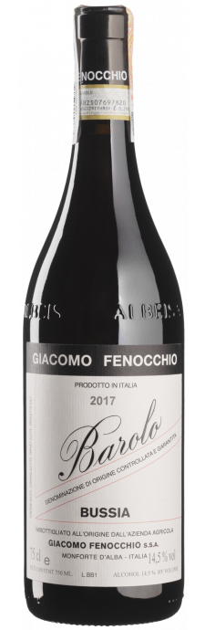 Вино Giacomo Fenocchio Barolo Bussia 2017, красное, сухое, 14,5%, 0,75 л - фото 1