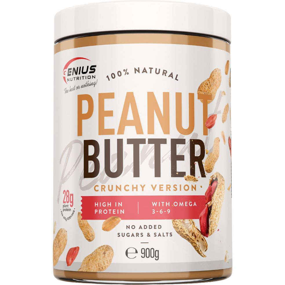 Арахисовая паста Genius Nutrition Peanut Butter 900 г - фото 1