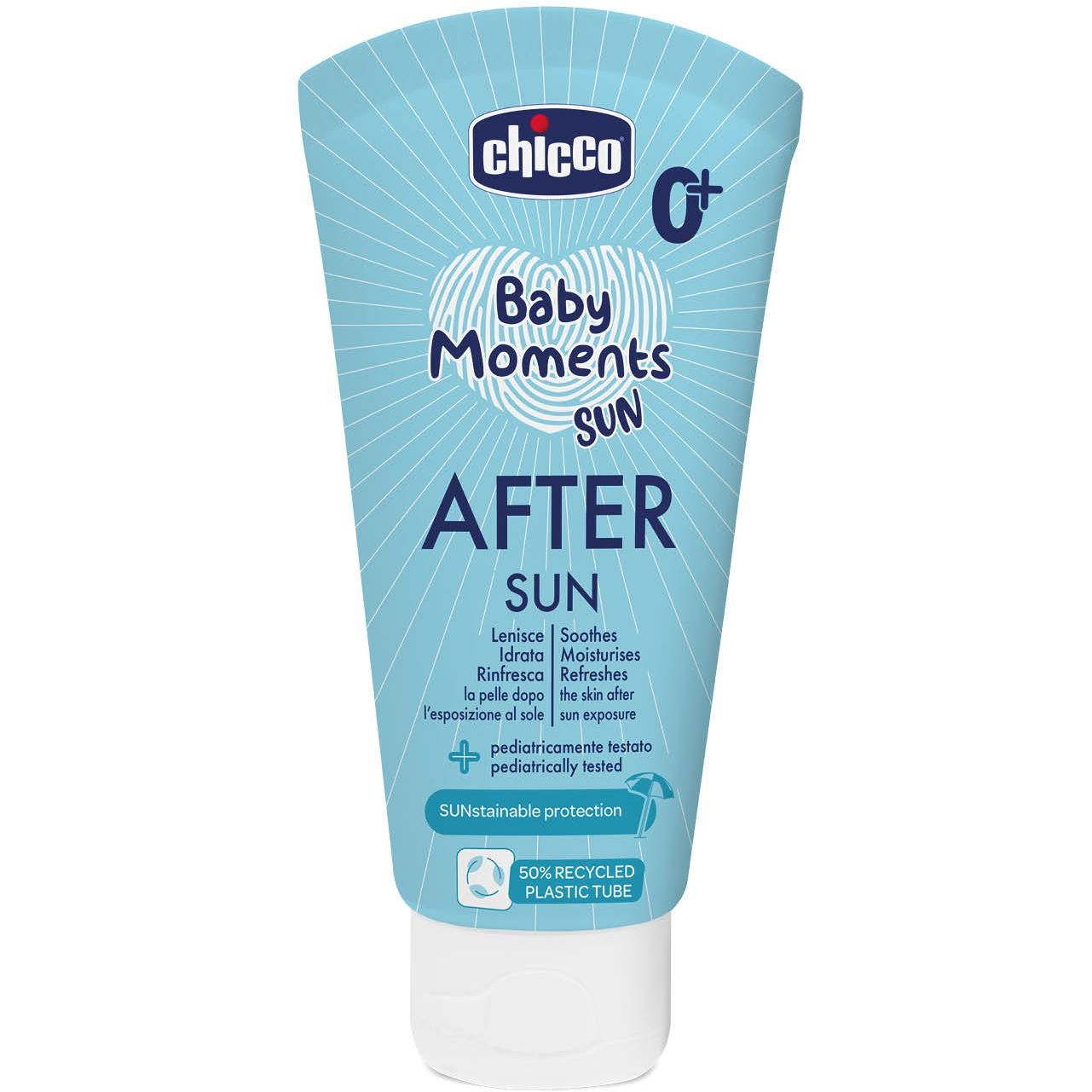 Молочко після засмаги Chicco Baby Moments Sun, з маслом ши, 150 мл (11261.00) - фото 1