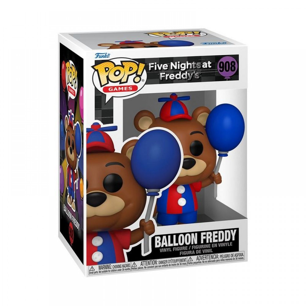 Фигурка Funko Pop Фанко Поп Nights at Freddy's Balloon Freddy Пять ночей с Фредди 10 см FP NF F 908 - фото 3