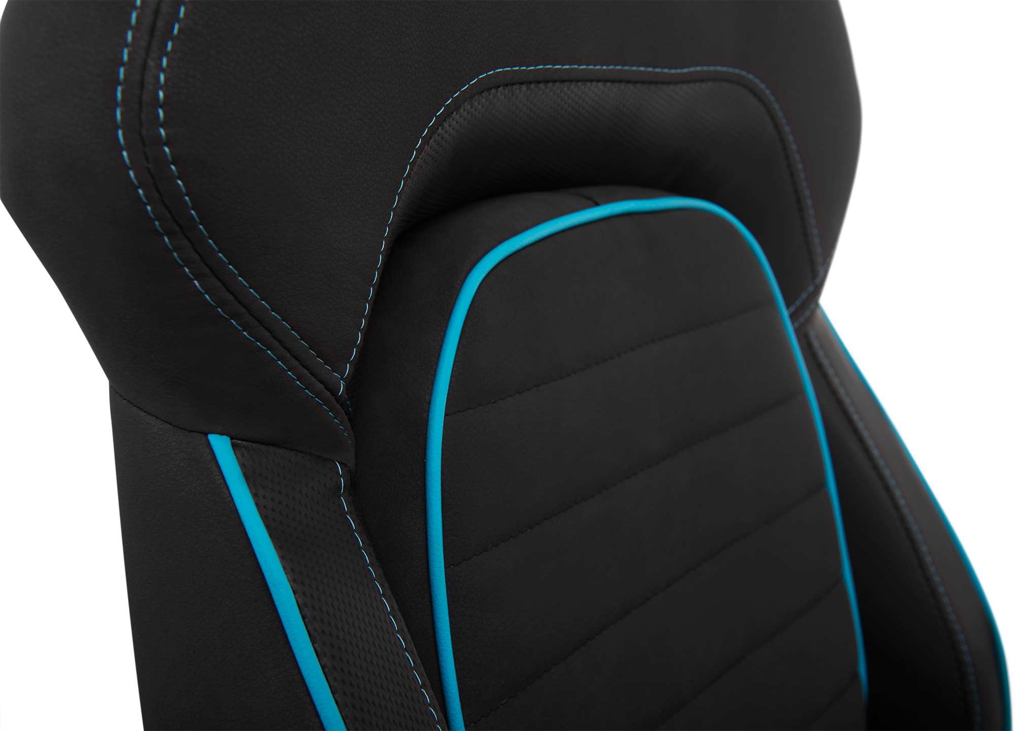 Геймерское кресло GT Racer черное с синим (X-2569 Black/Blue) - фото 7