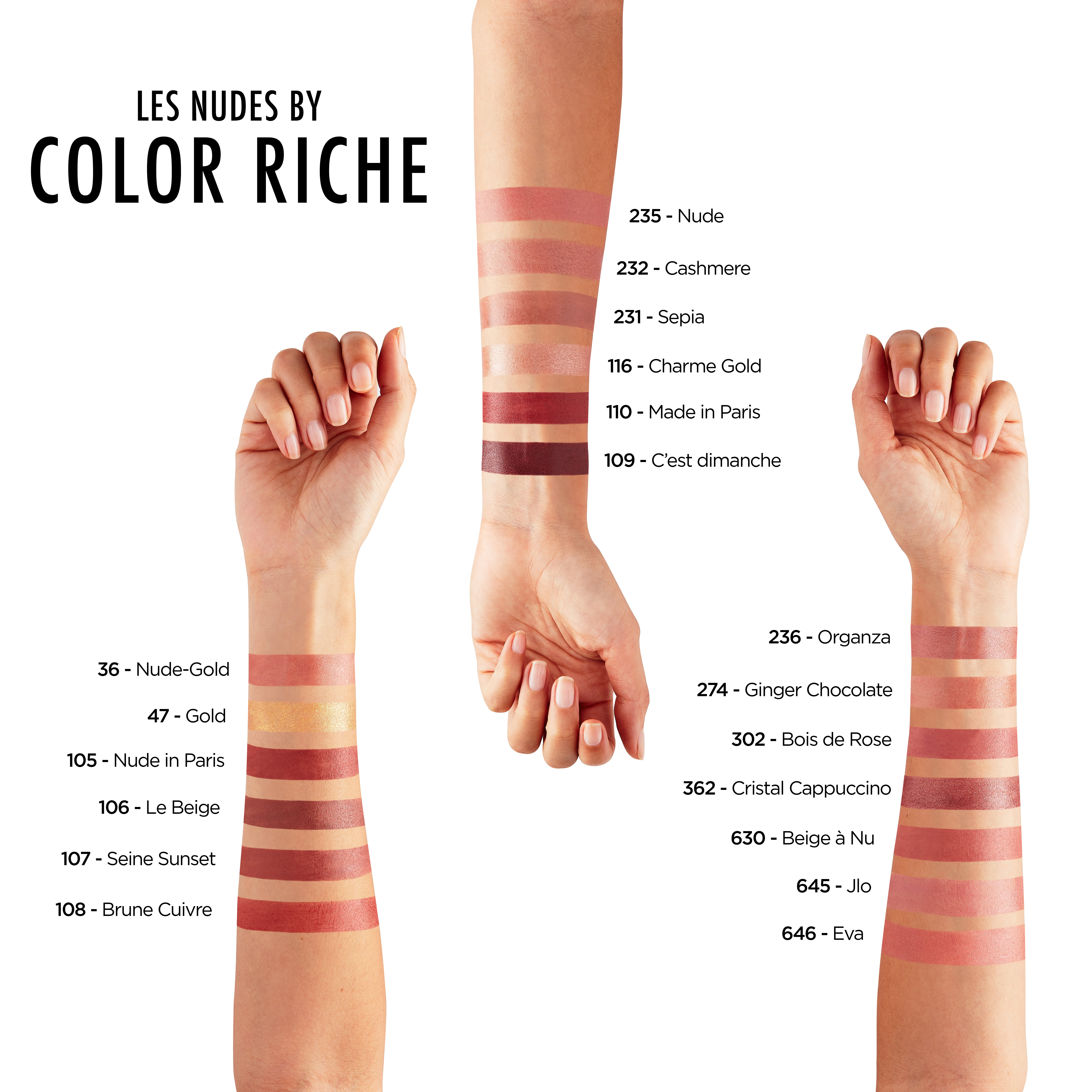 Помада для губ L'Oréal Paris Color Riche, відтінок 630 (Нюдовий), 4,5 мл (A8213300) - фото 9