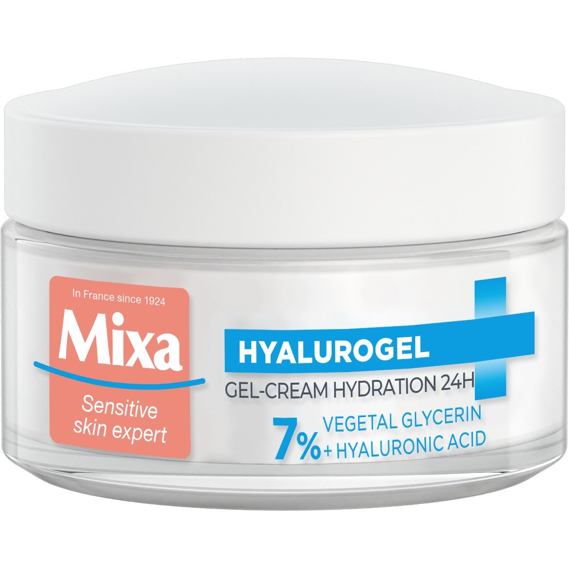 Крем-гель для лица Mixa Hydrating Hyalurogel для нормальной, обезвоженной, чувствительной кожи 50 мл - фото 1