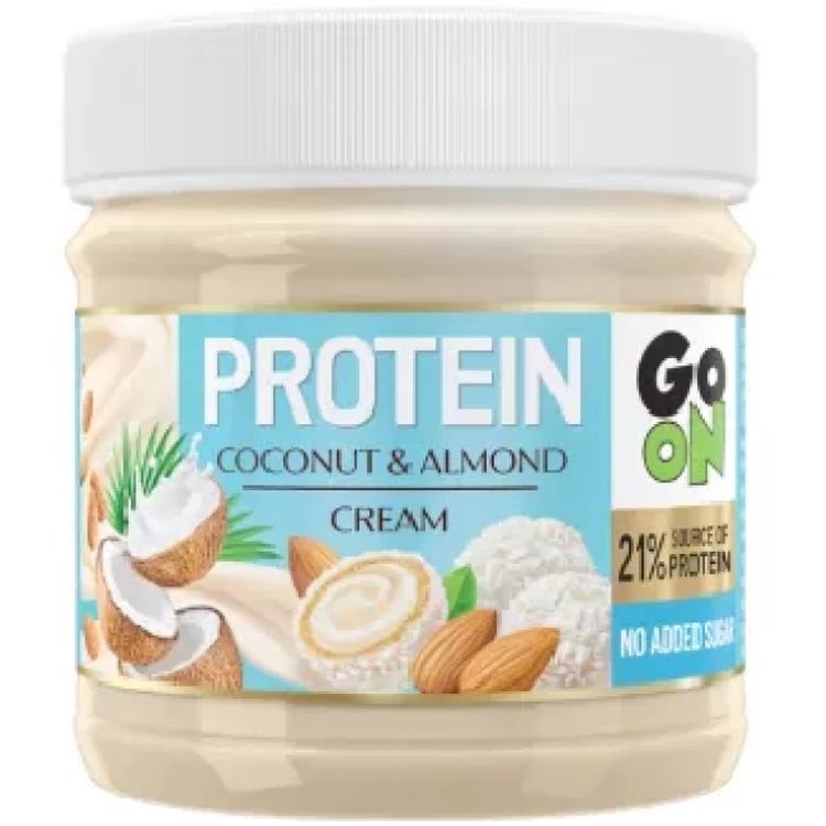 Арахисовая паста протеиновая Go On Nutrition Protein Coconut&Almond Cream 180 г - фото 1