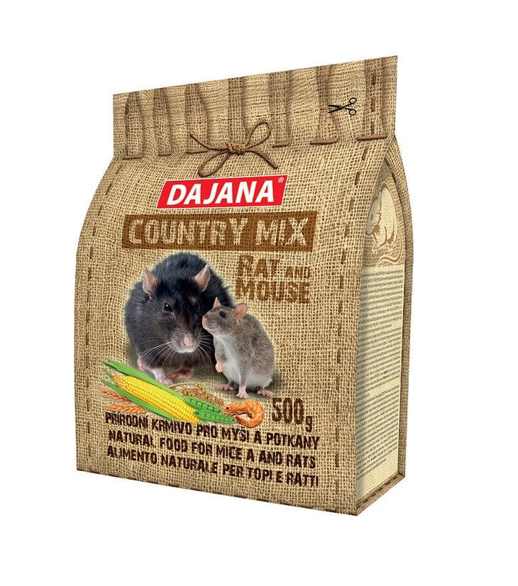 Корм Dajana Country mix для декоративных крыс и мышей 500 г (DP406J) - фото 1