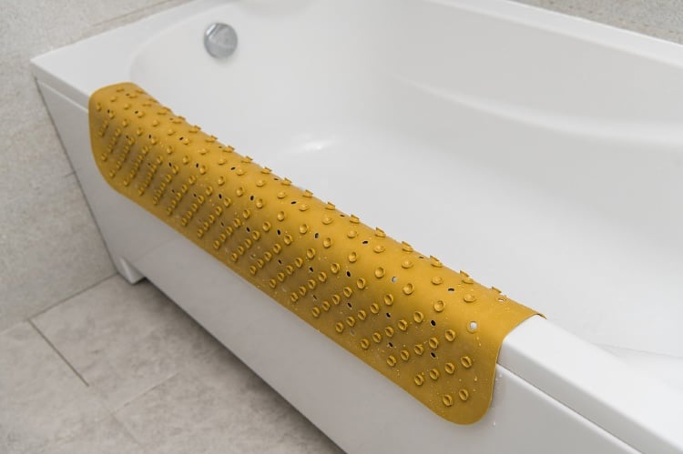 Дитячий гумовий килимок у ванну KinderenOK, XXL, золотий (71114_002) - фото 4