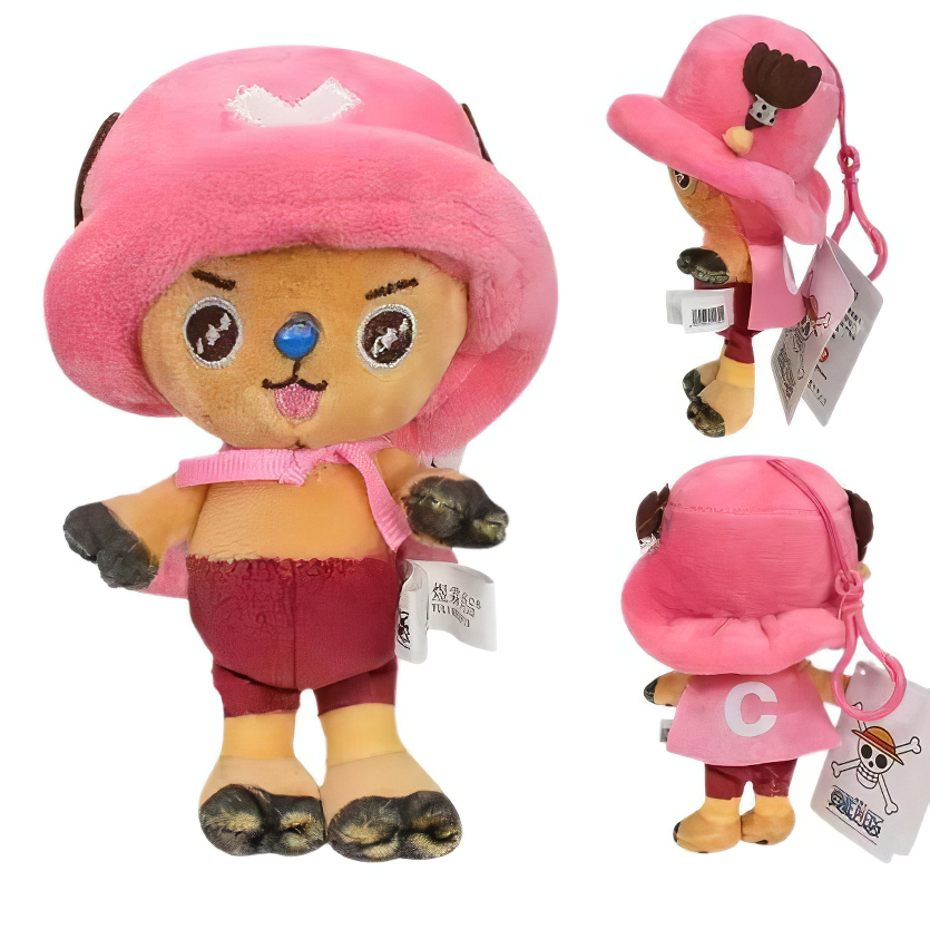 М'яка іграшка-брелок Tony Tony Chopper One Piece 12 см рожева (MDL TC 12 03) - фото 2