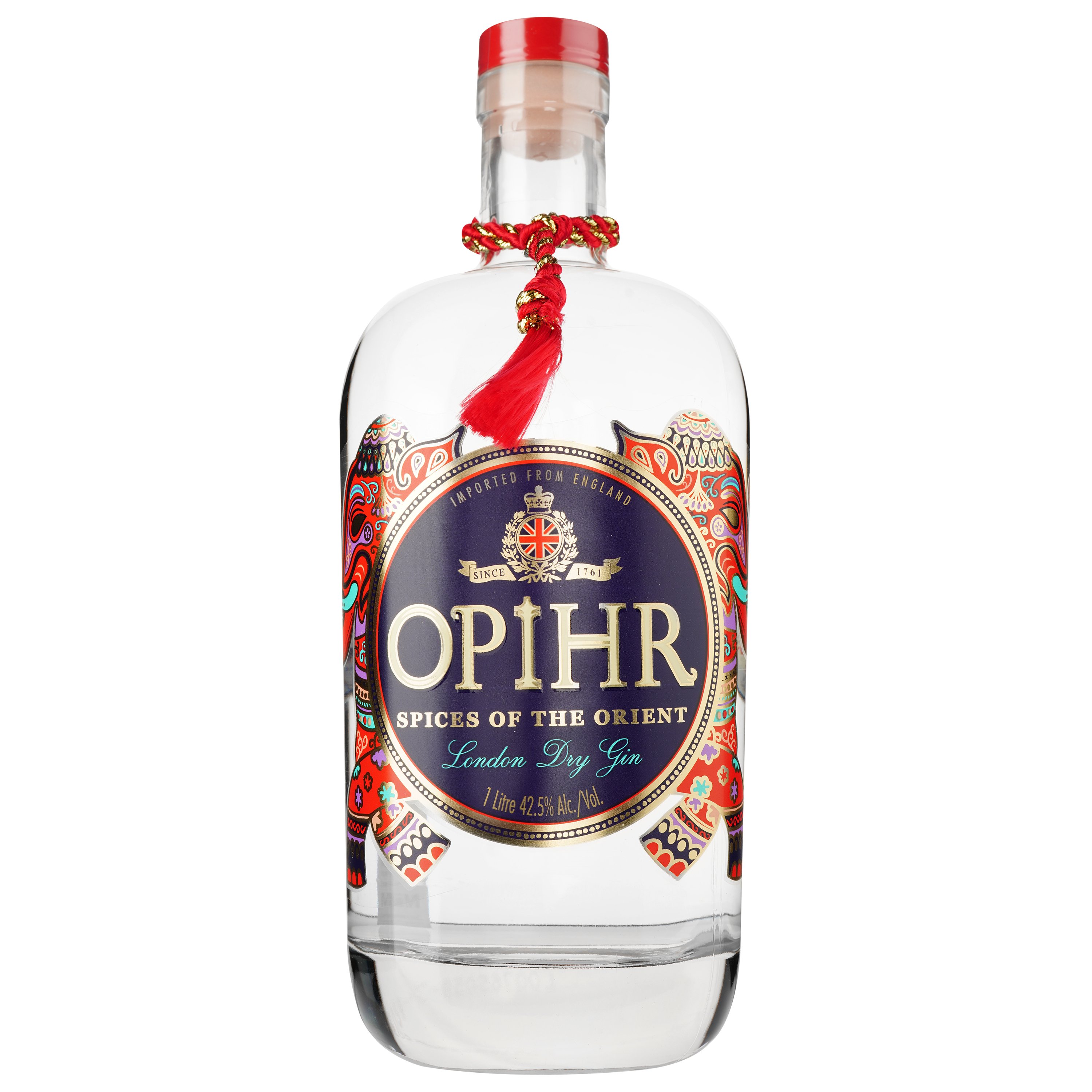 Джин Opihr Oriental Spiced London Dry, 1 л, 42,5% (809865) - фото 1