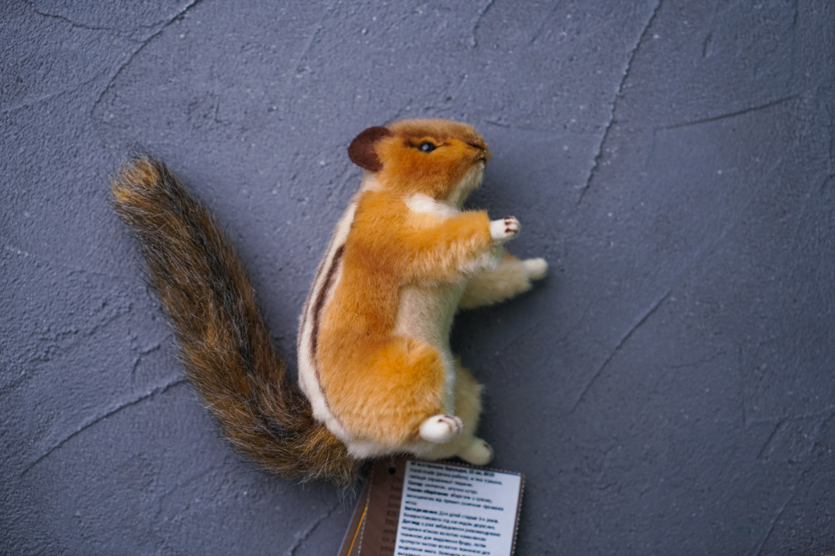 М'яка іграшка Hansa Сибірський бурундук, 15 см (4832) - фото 6