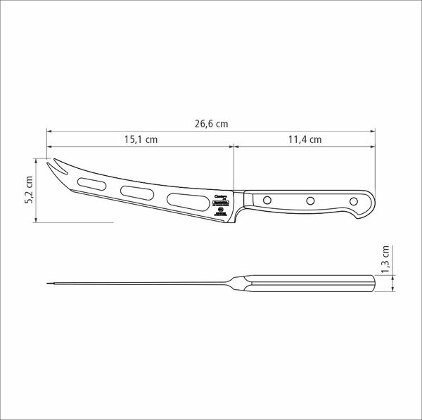 Нож для сыра Tramontina Century, 15,2 см (6591627) - фото 4