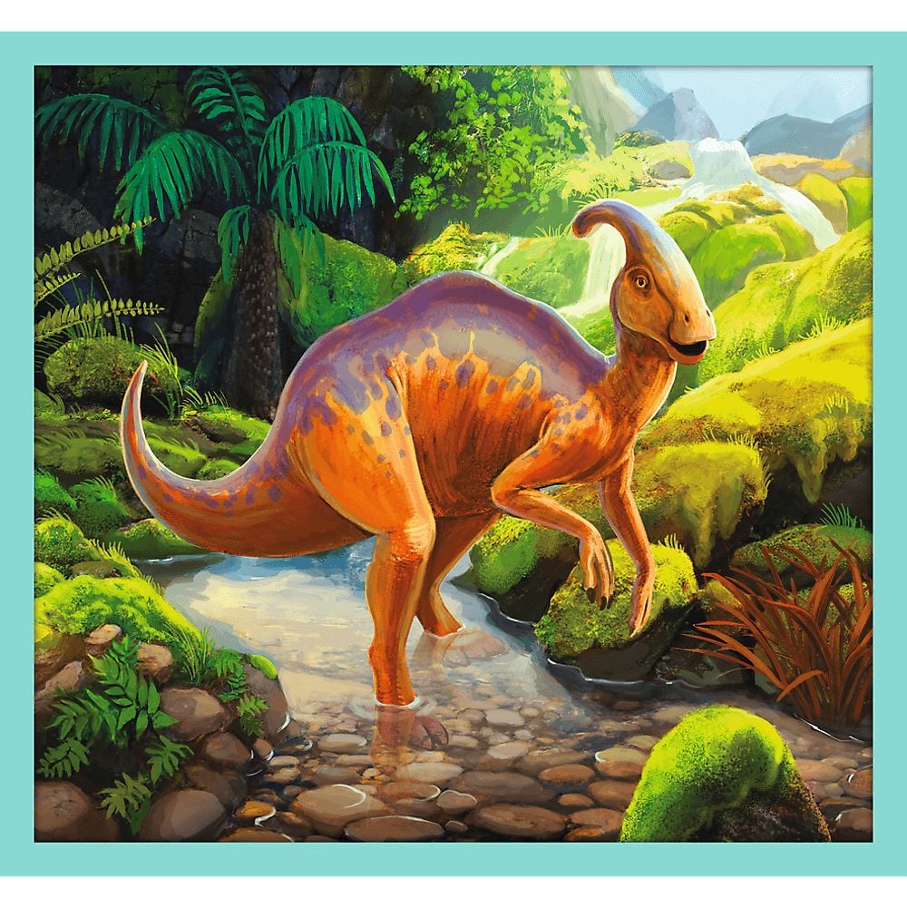 Пазлы Trefl 10 в 1 Знакомьтесь со всеми динозаврами - фото 5