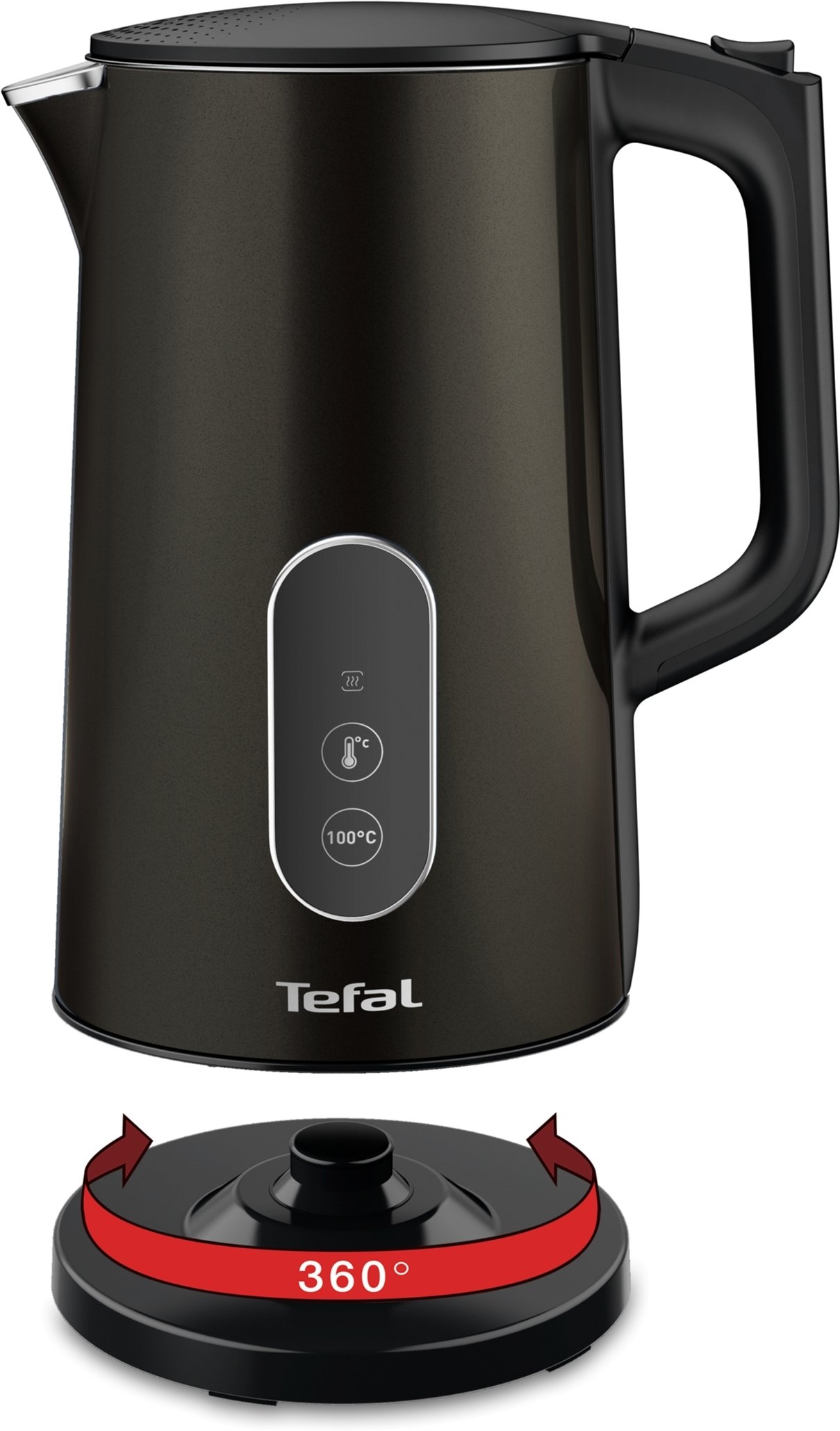 Электрочайник Tefal Digital KI831E10 черный - фото 2