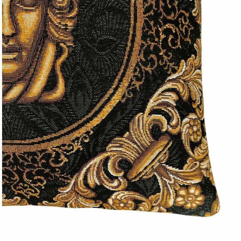 Наволочка Прованс Arte di lusso-1, 45х45 см, чорний із золотим (25633) - фото 2