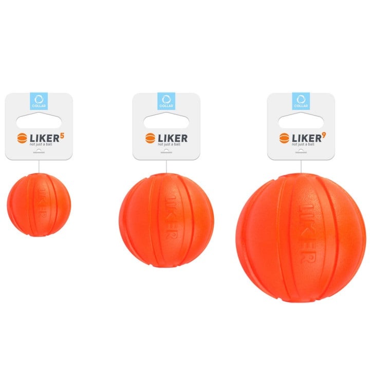 Набор мячиков Liker Mix, 3 шт., оранжевый (6270) - фото 1